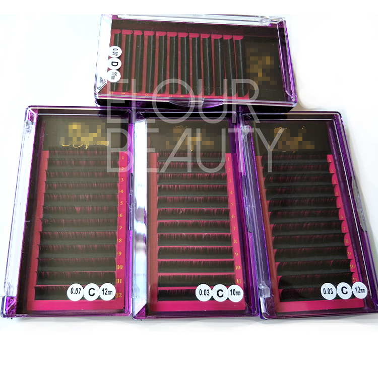 Luxury private label mink false eyelash extensions factory supply ED140